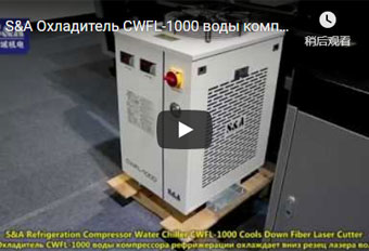 S&A Охладитель CWFL-1000 воды компрессора рефрижерации охлаждает вниз резец лазера волокна
