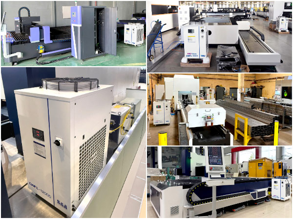 Реальное применение волоконно-лазерных охладителей TEYU в цехах Реальное применение волоконно-лазерных охладителей TEYU в цехах